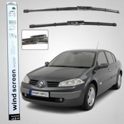 Renault Set Lamele Ștergătoare Parbriz Originale Renault Megane II Sedan 600/450mm (288900701R-MEGANE2-SD)