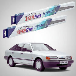 TeamCar Ștergătoare Ford Granada Mk3 Scorpio Mk1 1985-1992 | Set Față Hibrid - TeamCar® (TC-GRANADAMK3500500H)