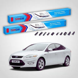 TeamCar Ștergătoare Ford Mondeo Mk4 Hatchback 2007-2014 | Set Față Flat Premium - TeamCar® (TC-MONDEOMK4HB650475FP)