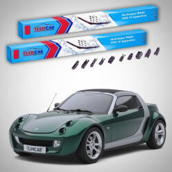 TeamCar Ștergătoare Smart Roadster 452 2003-2005 | Set Față Flat Premium - TeamCar® (ST452RD500450FP)