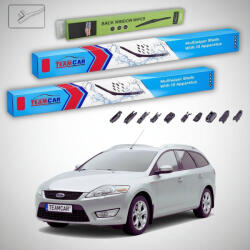 TeamCar Ștergătoare Ford Mondeo Mk4 Estate 2007-2014 | Set Față și Spate Flat Premium - TeamCar® (TC-MONDEOMK4EST650475300FP)