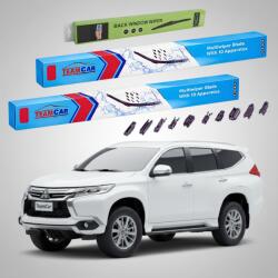 TeamCar Ștergătoare Mitsubishi Pajero Sport III, Montero Sport (KS) 2015-prezent | Set Față și Spate Flat Premium - TeamCar® (TC-PAJSPT3FSFP)