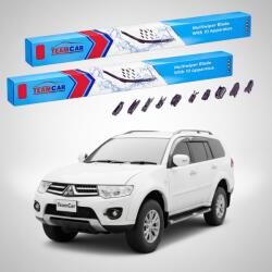 TeamCar Ștergătoare Mitsubishi Pajero Sport II (KH/KG) 2008-2016 | Set Față Flat Premium - TeamCar® (TC-PAJSPT2550FLP)