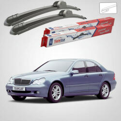 TeamCar Ștergătoare Mercedes-Benz Clasa C W203 2000-2003 | Set Față Flat - TeamCar® (TC-MBCLASACW2036005300F)