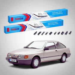 TeamCar Ștergătoare Ford Sierra Hatchback 1987-1993 | Set Față Flat Premium - TeamCar® (TC-SIERRA500500FP)