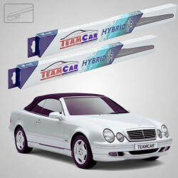 TeamCar Ștergătoare Mercedes-Benz CLK Cabriolet A208 1998-2002 | Set Față Hibrid - TeamCar® (TC-MERCEDESCLKA208600H)