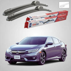TeamCar Ștergătoare Honda Civic X FC Sedan 2017-prezent | Set Față Flat - TeamCar® (TC-CIVICFC650450FL)