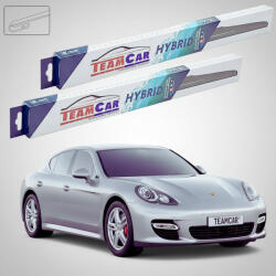 TeamCar Ștergătoare Porsche Panamera 970 2009-2013 | Set Față Hibrid - TeamCar® (TC-PORSCHEPANAMERA970600525H)