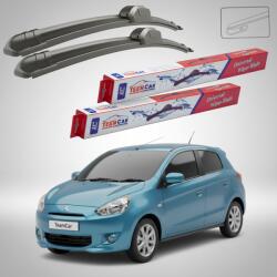 TeamCar Ștergătoare Mitsubishi Mirage, Space Star 2012+ | Set Față Flat - TeamCar® (TC-MIRAGE-550350FL)