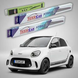TeamCar Ștergătoare Smart Forfour 453 EQ 2014-2021 | Set Față și Spate Hibrid - TeamCar® (SF453500350230H)