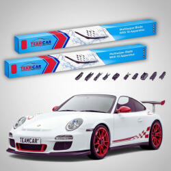 TeamCar Ștergătoare Porsche 911 GT3 RS 997.2 2009-2012 | Set Față Flat - TeamCar® (TC-PORSCHE911GT3RS997550525FU)