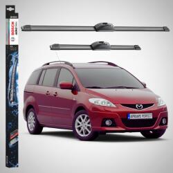 Bosch Ștergătoare Parbriz Mazda 5 (CR) 2005-2010 | Set Față 650+400mm Aerotwin AR653S | Bosch (AR653SMAZDA5CR0510)
