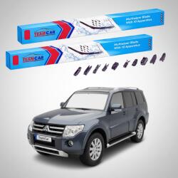 TeamCar Ștergătoare Mitsubishi Montero, Pajero IV (V80, V90) 2006-2009 | Set Față Flat Premium - TeamCar® (TC-PAJERO4A-550FLP)
