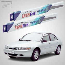 TeamCar Ștergătoare Ford Escort Gen VII Sedan 1995-2001 | Set Față Hibrid - TeamCar® (TC-FORDMA)
