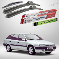TeamCar Ștergătoare Citroën Xantia Break X1 Estate 1995-1998 | Set Față și Spate Flat - TeamCar® (TC-XANTBX1-600500350FL)