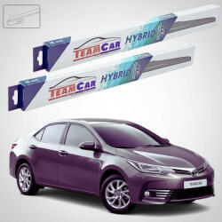 TeamCar Ștergătoare Toyota Corolla E18 Sedan 2013-2019 | Set Față Hibrid - TeamCar® (TC-CORE18SD-6535HB)