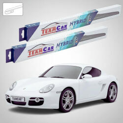 TeamCar Ștergătoare Porsche Cayman 987C 2005-2012 | Set Față Hibrid - TeamCar® (TC-PORSCHECAYMAN987C550525H)
