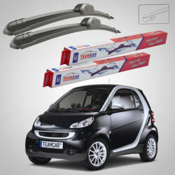 TeamCar Ștergătoare Smart Fortwo Cabrio 451 2007-2015 | Set Față Flat - TeamCar® (ST451C600550F)