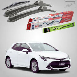 TeamCar Ștergătoare Toyota Corolla E21 Hatchback 2018-prezent | Set Față și Spate Flat - TeamCar® (TC-COR21HB-70353FL)