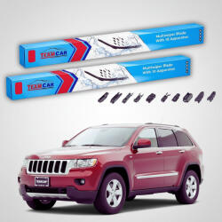 TeamCar Ștergătoare Jeep Grand Cherokee WK2 2010-2013 | Set Față Flat Premium - TeamCar® (TC-JEEPWK2-550525FLP)