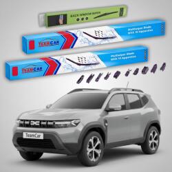 TeamCar Ștergătoare Dacia Duster III P1310 2024-prezent | Set Față și Spate Flat Premium - TeamCar® (TC-DUSTERIII-600480300FLP)