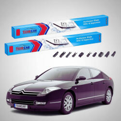 TeamCar Ștergătoare Citroën C6 TD Sedan 2005-2012 | Set Față Flat Premium - TeamCar® (TC-C6TDS700700FLP)