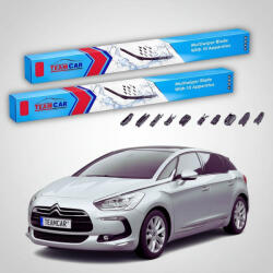 TeamCar Ștergătoare Citroën DS 5 Hatchback 2011-2015 | Set Față Flat Premium - TeamCar® (TC-DS5-7506FLP)