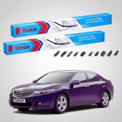 TeamCar Ștergătoare Honda Accord Gen VIII (CU) Sedan 2008-2015 | Set Față Flat Premium - TeamCar® (TC-ACCGVIII600550FLP)