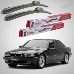 TeamCar Ștergătoare BMW Seria 7 (E38) 1994-2001 | Set Față Flat - TeamCar® (TC-7E38-6161FL)