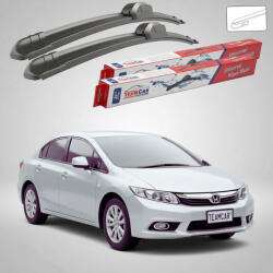 TeamCar Ștergătoare Honda Civic IX FB Sedan 2011-2015 | Set Față Flat - TeamCar® (TC-CIVICFB650575FL)