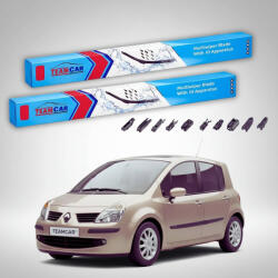 TeamCar Ștergătoare Renault Modus Grand Modus 2005-2015 | Set Față Flat Premium - TeamCar® (TC-MODUS2-7065FLP)