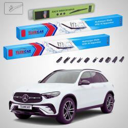 TeamCar Ștergătoare Mercedes-Benz GLC SUV X254 06.2022-prezent | Set Față și Spate Flat - TeamCar® (TC-MERCEDESGLCX254550550300FU)