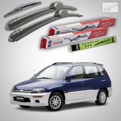 TeamCar Ștergătoare Mitsubishi Space Runner I (N1_W, N2_W) 1991-1999 | Set Față și Spate Flat - TeamCar® (TC-SRUNNER1FS-FL)