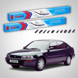 TeamCar Ștergătoare Toyota Corolla E10 Liftback 1992-1997 | Set Față Flat Premium - TeamCar® (TC-CORE10LB-5045FLP)