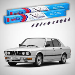 TeamCar Ștergătoare BMW M5 Sedan (E28) 1985-1987 | Set Față Flat Premium - TeamCar® (TC-M5E28SD-4545FLP)