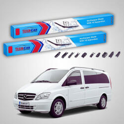 TeamCar Ștergătoare Mercedes-Benz Vito W639 09.2005-08.2010 Uși Batante | Set Față Flat - TeamCar® (TC-MERCEDESVITOW639UB700650FU)
