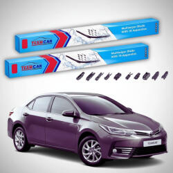 TeamCar Ștergătoare Toyota Corolla E18 Sedan 2013-2019 | Set Față Flat Premium - TeamCar® (TC-CORE18SD-6535FLP)