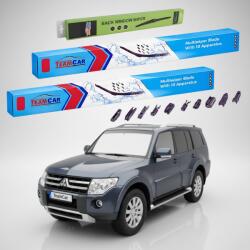 TeamCar Ștergătoare Mitsubishi Montero, Pajero IV (V80, V90) 2006-2009 | Set Față și Spate Flat Premium - TeamCar® (TC-PAJERO4FS300FLP)