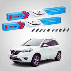 TeamCar Ștergătoare Renault Koleos I SUV 2008-2016 | Set Față Flat Premium - TeamCar® (TC-KOLE1-6048FLP)
