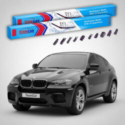 TeamCar Ștergătoare BMW X6 M (E71) 2009-2012 | Set Față Flat Premium - TeamCar® (TC-X6ME71-6050FLP)