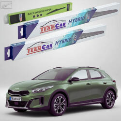 TeamCar Ștergătoare Kia Ceed III CD 2018-prezent | Set Față și Spate Hibrid - TeamCar® (TC-CEED3-654030HB)