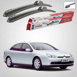TeamCar Ștergătoare Citroën C5 Gen 1 (DC) Hatchback 2003-2004 | Set Față Flat - TeamCar® (TC-C5DC3-650450FL)