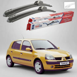 TeamCar Ștergătoare Renault Clio II Hatchback 1998-2009 | Set Față Flat - TeamCar® (TC-CLIO2-5345FL)
