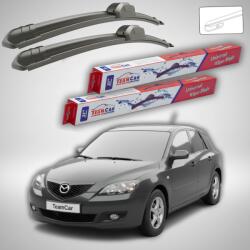 TeamCar Stergatoare Mazda 3 BK Facelift Hatchback 2006-2009 Set Fata Flat TeamCar (TC-MZ3BKHB06F)