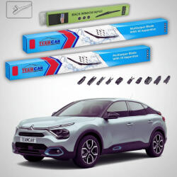TeamCar Ștergătoare Citroën C4 III 10.2020-prezent | Set Față și Spate Flat Premium - TeamCar® (TC-C4III-64250FLP)