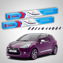 TeamCar Ștergătoare Citroën DS 3 Cabriolet 2015-prezent | Set Față Flat Premium - TeamCar® (TC-DS3SCAB-6004FLP)