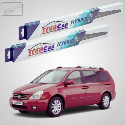 TeamCar Ștergătoare Kia Sedona I GQ Van 1998-2005 | Set Față Hibrid - TeamCar® (TC-SEDONAI-6060HB)