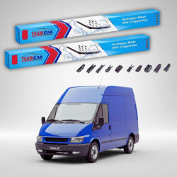 TeamCar Ștergătoare Ford Transit Tourneo Gen V MK6 V184 2-Door 2000-2006 | Set Față Flat Premium - TeamCar® (TC-TTOURNEOVMK6V1842D700600FLP)