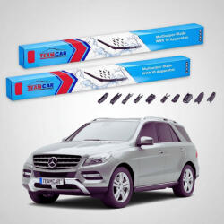 TeamCar Ștergătoare Mercedes-Benz Clasa M W166 2011-2015 | Set Față Flat - TeamCar® (TC-MERCEDESEW166650600FU)