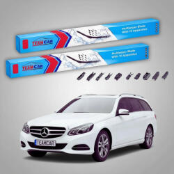 TeamCar Ștergătoare Mercedes-Benz Clasa E T-Model S212 Facelift 2014-2016 | Set Față Flat - TeamCar® (TC-MERCEDESEWS212F600600FU)